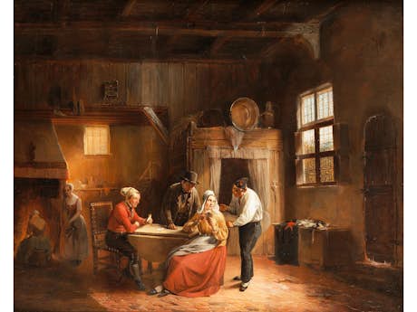 M. J. de Prins, Holländischer Maler des 19. Jahrhunderts 